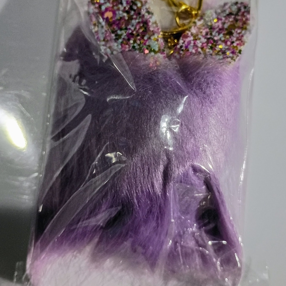 Bunny pom-pom Keychain